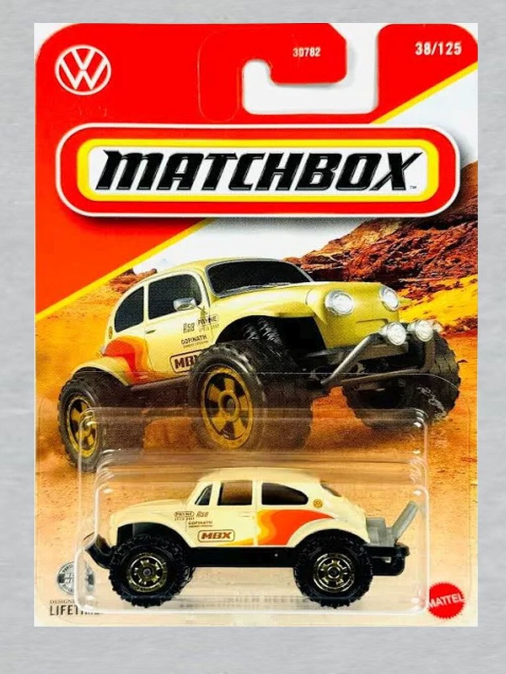 Matchbox Volkswagen Beetle 4x4 White